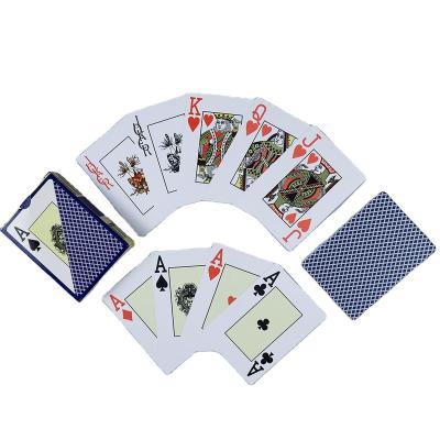 China Advertising Paper Poker Custom Printing Advertising Playing Cards With Company Logo , OEM Custom Logo Poker Cards Black And Red for sale