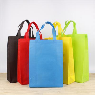 China Business& Shopping Customized Black Non Woven Fabric Bag PP Nonwoven Bag For Shopping Printed Your Own Logo for sale