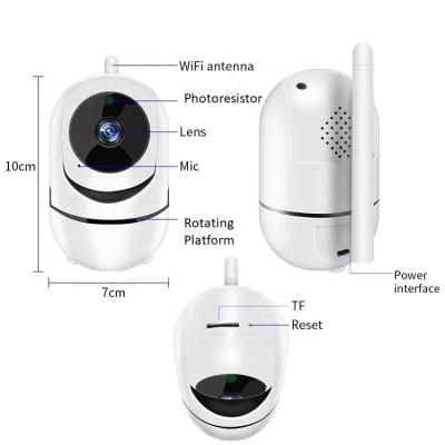 Cina 360 Degree NIGHT VISION WIFI Full HD Smart Home Security Camera with Wireless Night Vision CCTV Baby Monitor in vendita