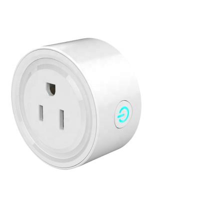 China Alexa residential/general purpose wifi approval FCC smart plug 10A USA standard work with Amazon Alexa Google Home for sale