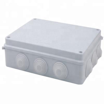 China Electric Power Transmission IP65 255*200*80 Plastic Waterproof ABS PVC Wall Mountl Electrical Junction Box For Power Supply for sale