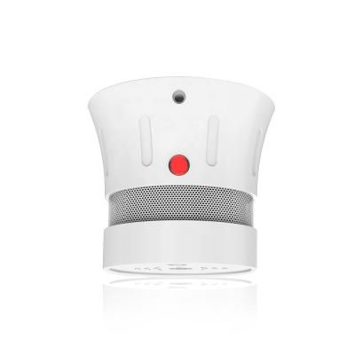 China Tuya APP Remote Control Photoelectric Smoke Detector Wireless WIFI Smart Smoke Detector for sale