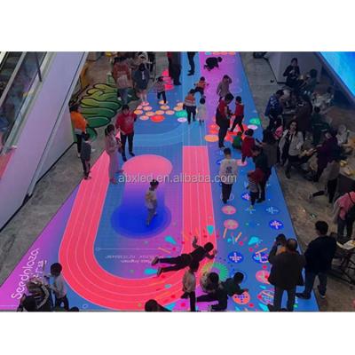 China SDK easy installation floor led display top vending video interactive dance mat led floor panel screen for sale