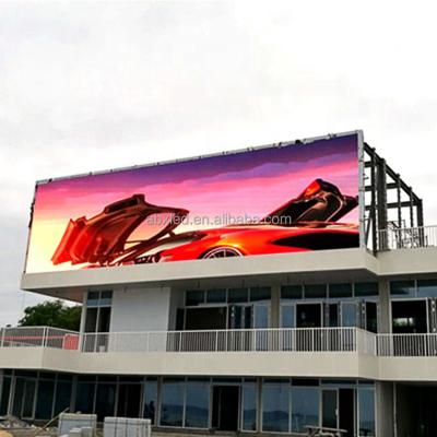 China Outdoor Advertising P8 Customized Easy Installation Large Outdoor Commercial Advertising LED Display Screen Video Wall for sale