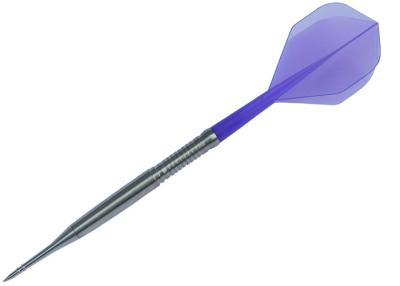 China Purple 90 Tungsten Dart Barrels , Hard Tip Darts With Conversion Steel Point 17.5g for sale