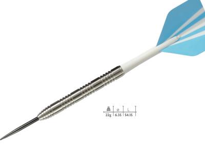 China 22g 90% Tungsten Hard Tip Darts 54.0mm x 6.4mm , Steel Tip Dart Barrels for sale