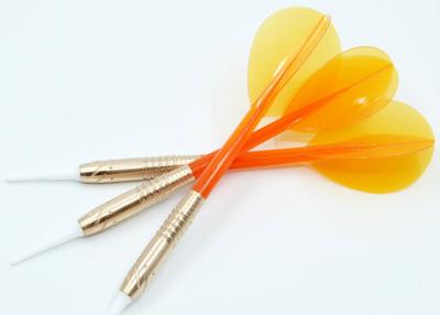 China Rose Pink Gold  90% Tungsten Dart Barrels Professional Soft Tip Darts for sale