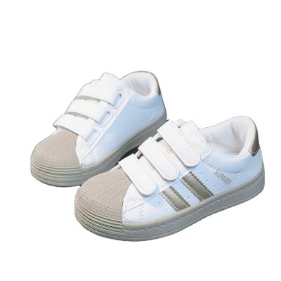 China Lightweight Children's White Athletic Shoes Children's Sports School Shoes Kids Shoes Sneakers for sale