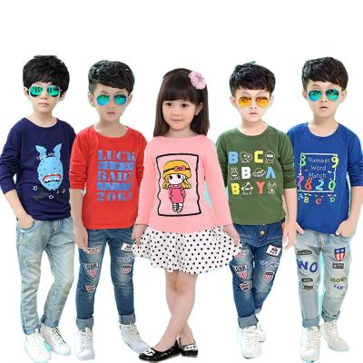 China Breathable Children Mix Running Style Mix Color Clothes Long Sleeve T-Shirts for sale