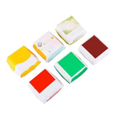 China Recycled Materials Custom Identification White Disposable Cardboard And Kraft Paper Forms Of Various Take-out Lunch Boxes And Fast Food Boxing for sale