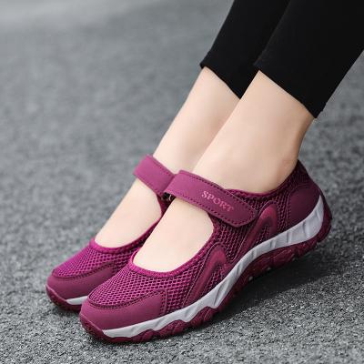 China Mary Jane Shoes Mother Gift Light Flats 35-41 Running Healthy Walking Size Sporty Mesh Women Lightweight Breathable Sneakers Summer Sport for sale