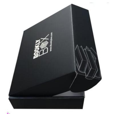 China Recycled Materials Manufacturer Customized Black Craft Paper Packaging Box for sale