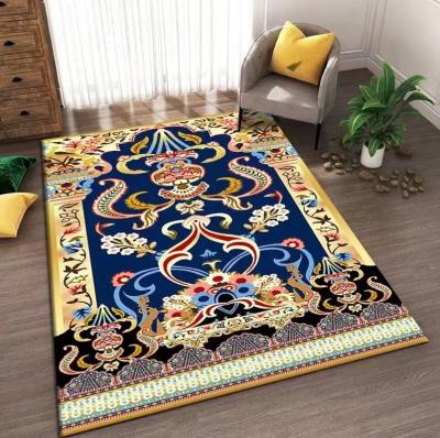 China Wholesale Washable Thick Muslim Chenille Mat Luxury Islam Prayer Rug Prayer Blanket for sale