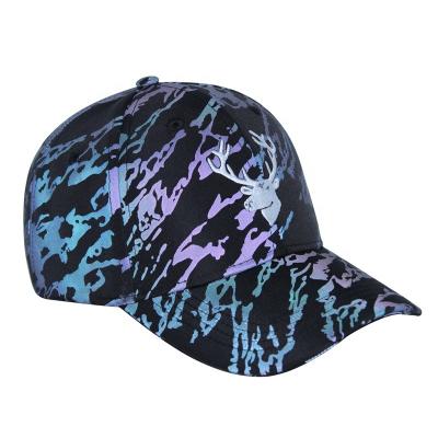 China Custom Waterproof Flat Running Hat Hats Embroidery Logo Reflective Baseball Cap Night for sale