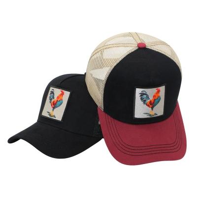 China JOINT Trucker Hat Custom Design Your Own Embroidery Patch Logo 5 Panel Mesh Trucker Hat Cap for sale