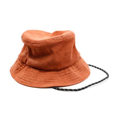 China Custom Picture Bucket Hat Wholesale Logo White Bucket Hat With String Corduroy Bucket Hat for sale