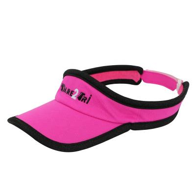 China COMMON Custom Rubber 3D Logo Caps Visor Hats For Women for sale