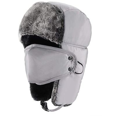 China Fashion Waterproof Custom Unisex Trapper Hat Winter Hats Warm Hat With Ear Flaps for sale