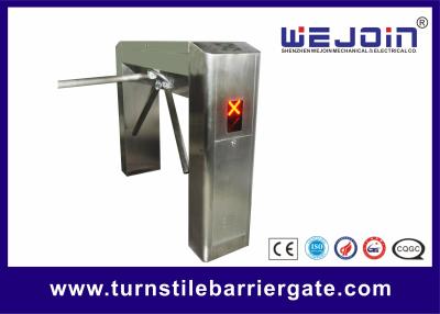 China Stainless Steel Semi Auto Half Height Turnstile Barrier Gate / Entrance Gate Security Systems for sale