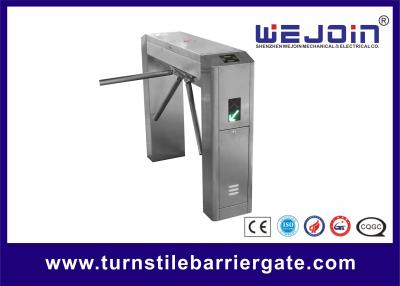 China Pedestrian Gate Access Control Systems Tripod Turnstile Gate Full Auto Bridge Type for sale