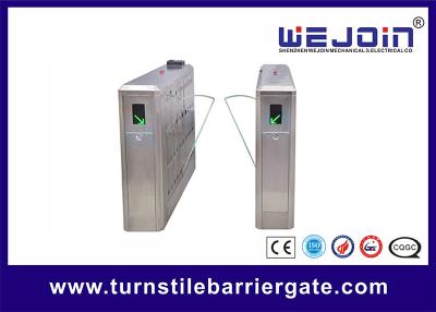 China Intelligent access high speed retractable flap turnstile barrier gate zu verkaufen