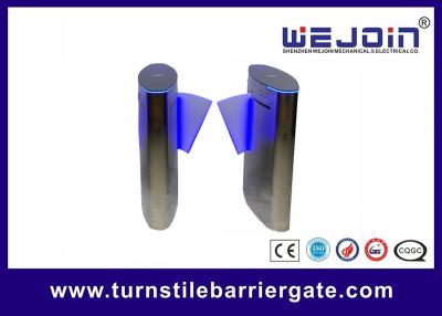 China Fingerprint access control system automatic flap barrier gate en venta