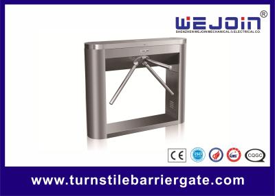 China Stainless Steel Tripod Turnstile Gate with Exquisite Rotating Plate for and Secure Access in Restaurants and Hotels for sale