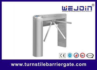 China Turnstile van het taille Hoge VoetToegangsbeheer Poort 304 Roestvrij staal 50W 220V Te koop