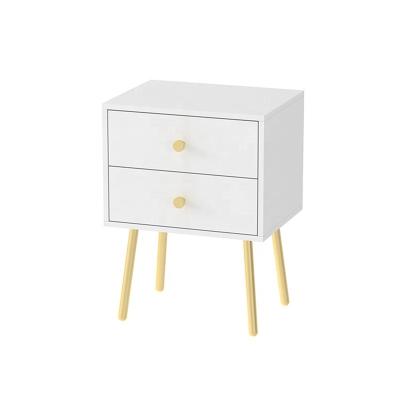 China Macaron New Style Nordic Convertible Night Stand Wood Bedside Table Annotate White Modern Nightstands For Bedroom for sale