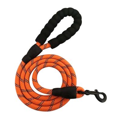 China Custom Personalized Strong Climbing Reflective Nylon Rope Dog Leash for sale