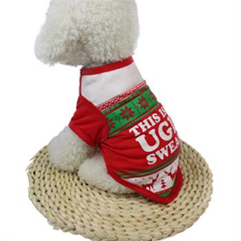 China Viable Wholesale Dog Clothes Factory Directly Sale Christmas Dog Clothes Winter For Christmas for sale