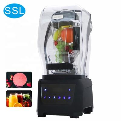 China 1680W 2.5L Multifunctional Commercial Ice Blender Smoothie Maker Fruit Blender with Pure Copper Motor for sale