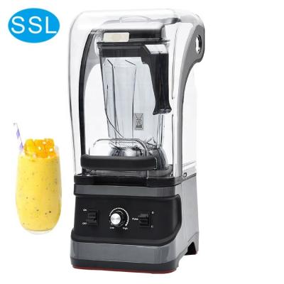 China Multifunctional Heavy Duty Commercial SSL High Performance Smoothie Blender Low Noise With Soundproof Cover for sale