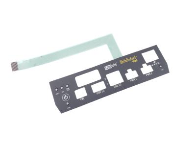 China Effortless Control 0.1-0.5mm Flexible Membrane Keypad for sale