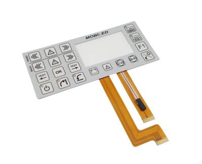 China Uniform Light Distribution Electro Luminescent EL Membrane Switch For Clear Visibility for sale