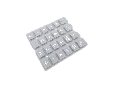 China High Conductivity Silicone Rubber Key Pad With Carbon And Gold Pill Contacts for sale