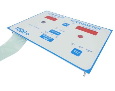 China High Strength Stainless Steel Aluminum Metal Panel Backer Membrane Switches for sale