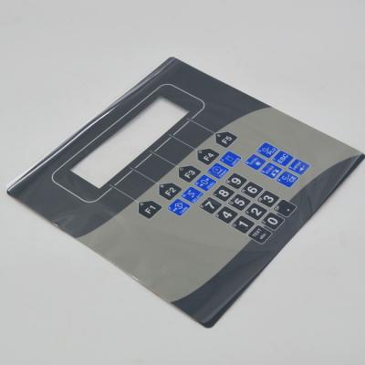 China Metallhauben-Bedienfeld-Tastatur PETG Gray Membrane Switch Keypad zu verkaufen