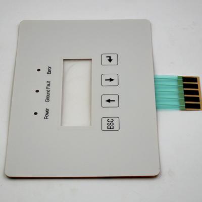 China PC-HAUSTIER LED Hintergrundbeleuchtungs-Membranschalter-Film-Tastatur-Platte VHB Adhesivie zu verkaufen