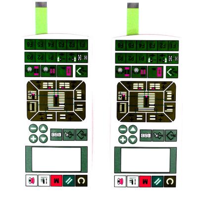China HAUSTIER FPC Membran-grafische überlagerte Flachfolie-Schalter-Platten-Abziehbilder zu verkaufen
