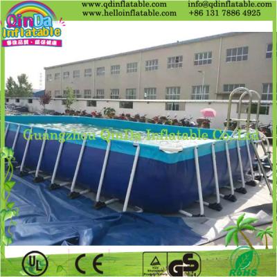 China Above Ground Swimming Pool, Metal Frame Pool for sale