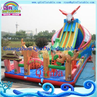 China Guangzhou QinDa inflatable castle,backyard cheap inflatable bouncers for sale for sale