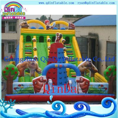 China Theme park kids indoor playground inflatable bouncy castle for sale