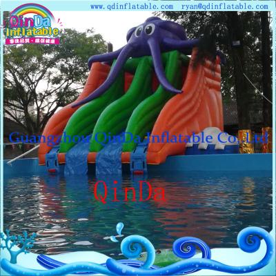 China New Inflatable Water Slide for Water Park  PVC Inflatable Slide for Pool, Water Park Used for sale