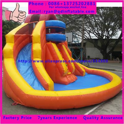 China Guangzhou QinDa Children Favourite Playing Game Inflatable Castle Slide with CE for sale