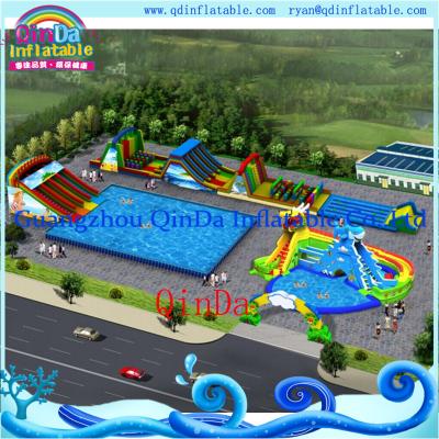 China Frame Pool, Moving Water Park, Water Park Land Game, Mobile Park, Ground Park for sale