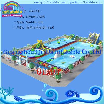 China Inflatable Swimming Pool with Slide, Frame Pool Slide, Mobile Pool, Pool Park for sale