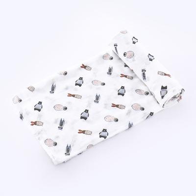 China Wearable i@home In Stock Summer Quilted Baby Bamboo Muslin Newborn Super Soft Wrap Blanket for sale