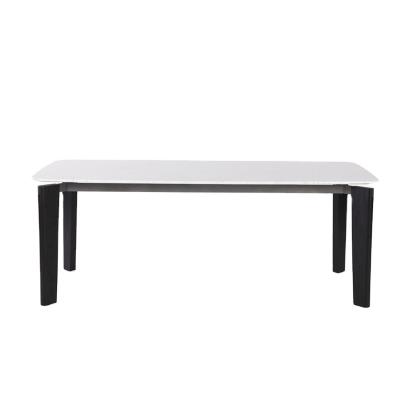 China Italy Design Italian Minimalist Home Furniture Metal Base Marble Top Dining Table Set 4 Seater 6 Seater 8 Seater Dining Tables for sale