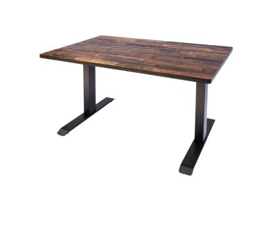 China Rustic Style Veneered Old Elm Desk 30x48inch With T Style Legs for sale